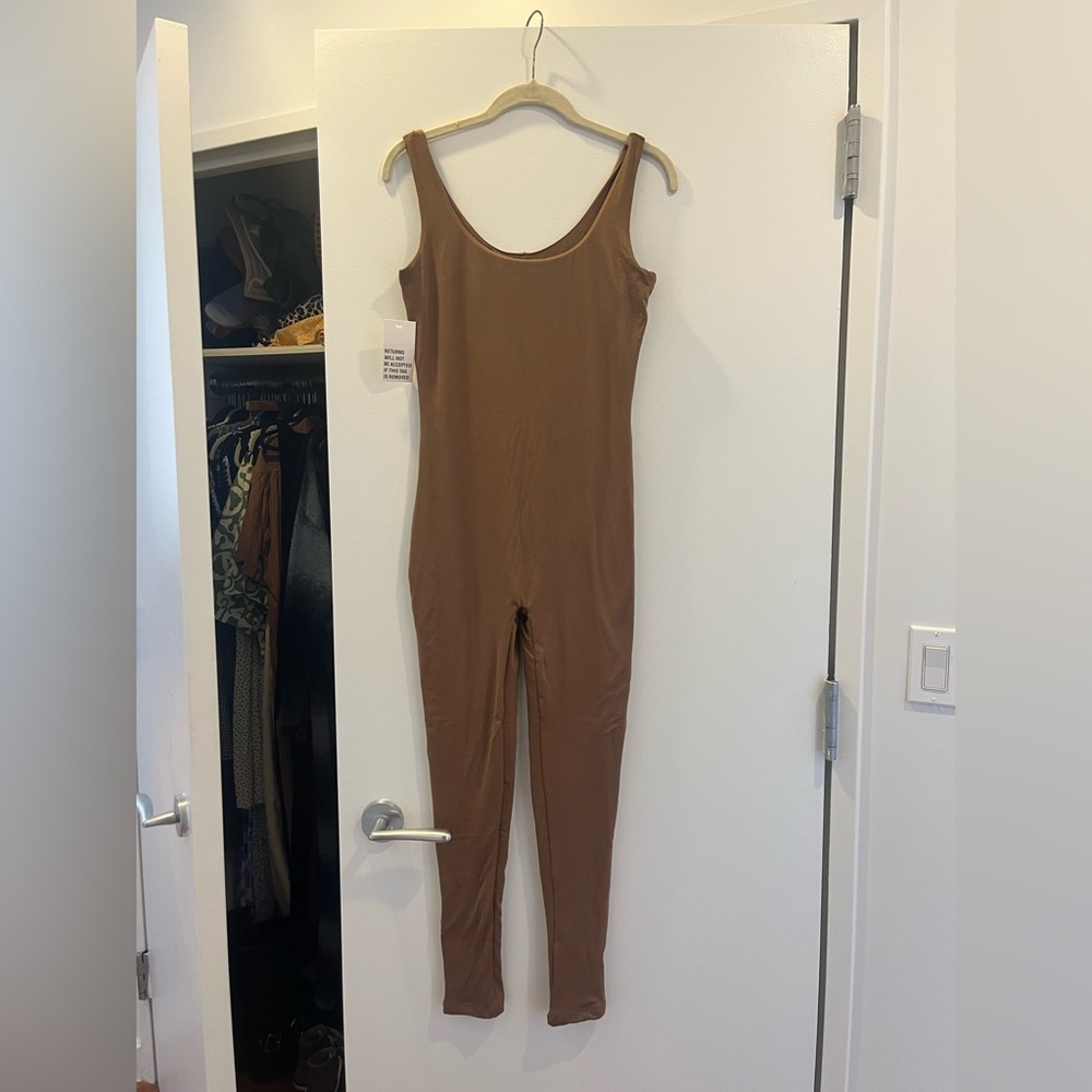 Bumpsuit Lucy Maternity Unitard in Brown